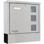 Rottner Brievenbus Lago RVS