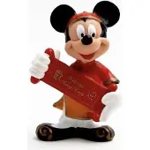 BULLYLAND Speelfiguur - taartdecoratie Mickey Mouse in China Disney, 6 cm.