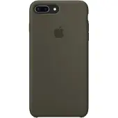 Apple Silicone Backcover voor de iPhone 8 Plus / 7 Plus - Dark Olive