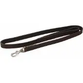 Topmast Leren Hondenriem Hondenlijn Donkerbruin Softleder180 cm L | 10 mm