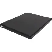 Topmast Benchkussen Leatherlook zwart.-maat 6-120x75cm