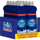 Finish Glansspoelmiddel Citroen - 1920 Afwasbeurten - 12x 800 ml
