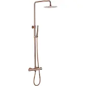 Guido Gusto Opbouw regendouche 20cm hoofddouche thermostatisch copper