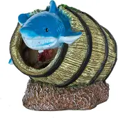 Superfish Aquarium Decoratie Vat Met Haai 10 X 16 X 11 Cm