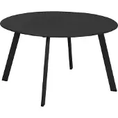 Pro Garden Bijzettafel tuin | | Rond (Ø 70 x 40 cm, Donkergrijs)