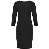 Love2Wait Zwangerschapsjurk Ponte Di Roma Suede Zwart | Maat: M