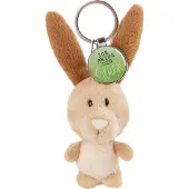 Nici Sleutelhanger Ich Bringe Dir Glück 7 Cm Pluche Bruin/groen