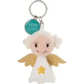 Nici Sleutelhanger Alles Gute Junior 7 Cm Pluche Wit/turquoise