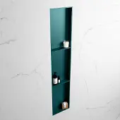Mondiaz EASY Nis 149,5x29,5cm in solid surface kleur Smag | Smag. 3 vakken geschikt voor in- of opbouw