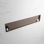 Mondiaz easy nis 149,5x29,5 cm in solid surface kleur smoke | smoke. 1 vak geschikt voor in- of opbouw