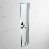 Mondiaz Easy nis 90x30x8cm 2 vakken smag/talc