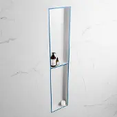 Mondiaz Easy nis 90x30x8cm 2 vakken jeans/talc
