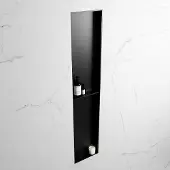 Mondiaz easy nis 89,5x29,5 cm in solid surface kleur urban | urban. 2 vakken geschikt voor in- of opbouw