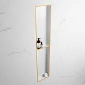 Mondiaz Easy nis 90x30x8cm 2 vakken ocher/talc