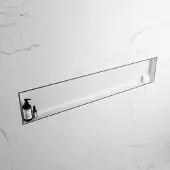 Mondiaz EASY Nis 149,5x29,5cm in solid surface kleur Army | Talc. 1 vak geschikt voor in- of opbouw