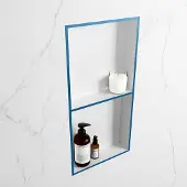 Mondiaz Easy nis 60x30x8cm 2 vakken jeans/talc