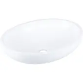 Differnz Waskom Badkamer Dias - Keramiek - Ovaal - Wit - 42,5cm
