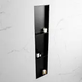 Mondiaz easy nis 149,5x29,5 cm in solid surface kleur urban | urban. 3 vakken geschikt voor in- of opbouw