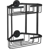 Differnz Doucherek | (Driehoek, 2 laags, Aluminium, Zwart)