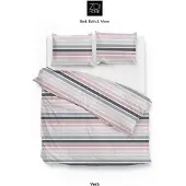 Zohome Zo Home Dekbedovertrek Katoen Satijn Vera - pink 240x200/220cm