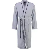 Cawö 5707 Herren kimono badjas - blau-16