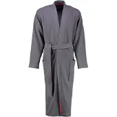 Cawö Badjas 816 Uni Kimono Men Donkergrijs-58 / 60