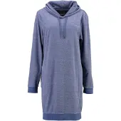 Cawö Pyjamashirt 818 Uni Longsize Hoodie Women denim-S