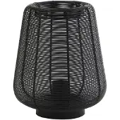 Light & Living Zwarte tafellamp Adeta Ø 22cm