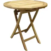 AVH-Collectie Klaptafel 90 cm rond teak