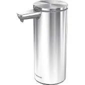 Simplehuman 9 oz. Touch-Free Oplaadbare Sensor Zeepdispenser, Geborsteld RVS