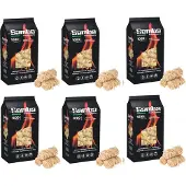 Samba Premium aanmaakwokkels en aanmaakkrullen 6 kilo (ca 480 stuks) met lange brandduur voor veilig en natuurlijk aansteken van BBQ, vuurkorf en openhaard