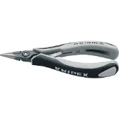Knipex 34 22 130 ESD Platte rondbektang ESD Recht Chroom-vanadium kogellagerstaal 135 mm
