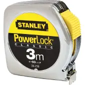 Stanley Rolbandmaat 3 Meter PowerLock Classic - 0-33-218