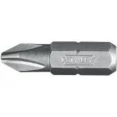 Stanley handgereedschap 1/4" Bits Phillips Nr2 | 25 stuks - 1-68-946