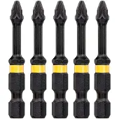 DeWalt Schroefbits - Extreme Impact Torsion - Pozidriv Pz3 Impact - 57mm - 5 Stuks