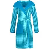 Esprit Badjas Striped Hoody - Turquoise - S