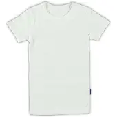 Claesen's T-shirt wit Jongens Katoen Ronde hals Effen - 104-110