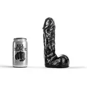 All Black - Realistische Dildo - 19 x 4,5 cm - Zwart
