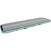 12Springs Airtrack 12spring 300x100x10 cm standaard Mintgroen/grijs