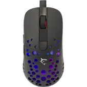 White Shark Gaming muis Tristan, 12000 DPI, met RGB achtergrondverlichting (Bedraad), Muis, Zwart