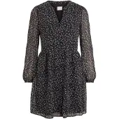 Vila Viamione L/S Jurk - Maat 40 - Zwart