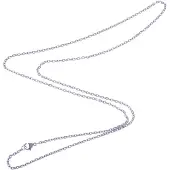 LGT JWLS LGT Jewels Jasseron koord ketting Zilver 2mm-70cm