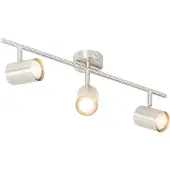 QAZQA Moderne plafondlamp staal 3-lichts verstelbaar - Jeana