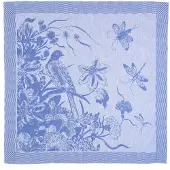 Bunzlau Castle Theedoek Rijksmuseum Delfts Blauw Bird Koningsblauw