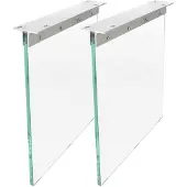 DELIFE Tafelframe verre (2er-Set)