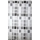 Kleine wolke Sonny douchegordijn b180xh200 cm, grijs