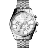 Michael Kors MK8405 Lexington zilver herenhorloge
