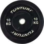 Tunturi Bumper Plate 10kg Zilver