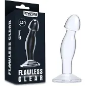 Lovetoy - Flawless - Transparante Prostaat Plug - 16.5 cm