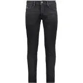 Cast iron Riser Slim Jeans Washed Denim Zwart